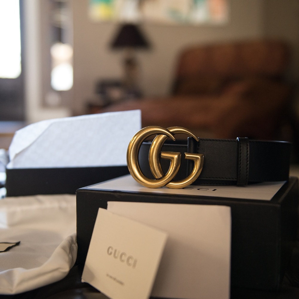 NWT Gucci logo belt.